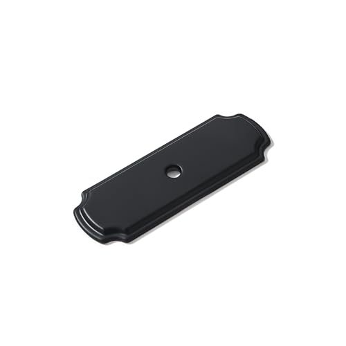 khtumeware 10 Pack Backplate for Cabinet Knobs Matte Black Cabinet Hardware Knob Backplate/Back Plate - Image 1