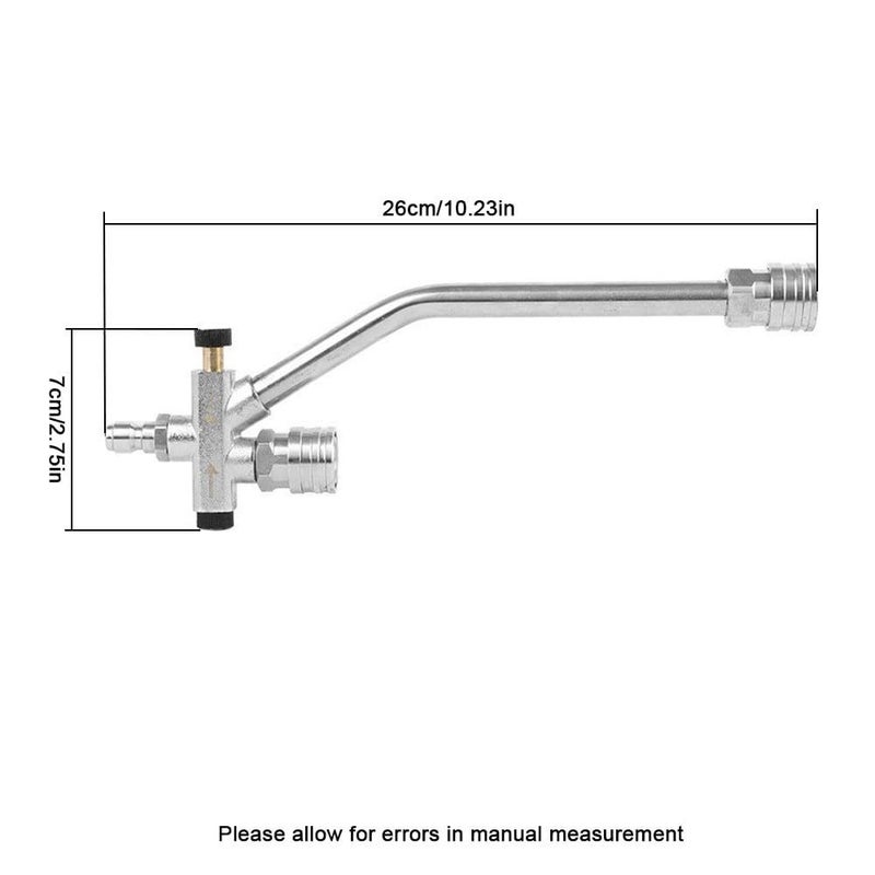 Double Tip Pressure Washer Attachment With 5 Nozzles For Foam Cannon And Cleaning Tasks - Image 3
