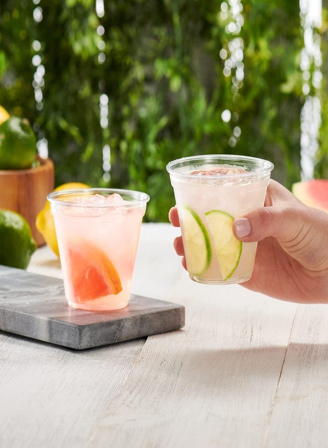 GUSTO [9 oz - 100 Count Clear Plastic Cups, Sturdy & BPA-Free Disposable Cups for Parties, Cocktails, Wine, Smoothies & Cold Beverages - Crystal-Clear, Durable, and Food Safe - Formerly Comfy Package - Image 5