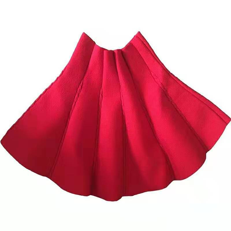 Girls Tulle Tutu Skirt 2024 Spring/Fall Korean Short Style Knitted Cute Gray gypsophila  - Image 4