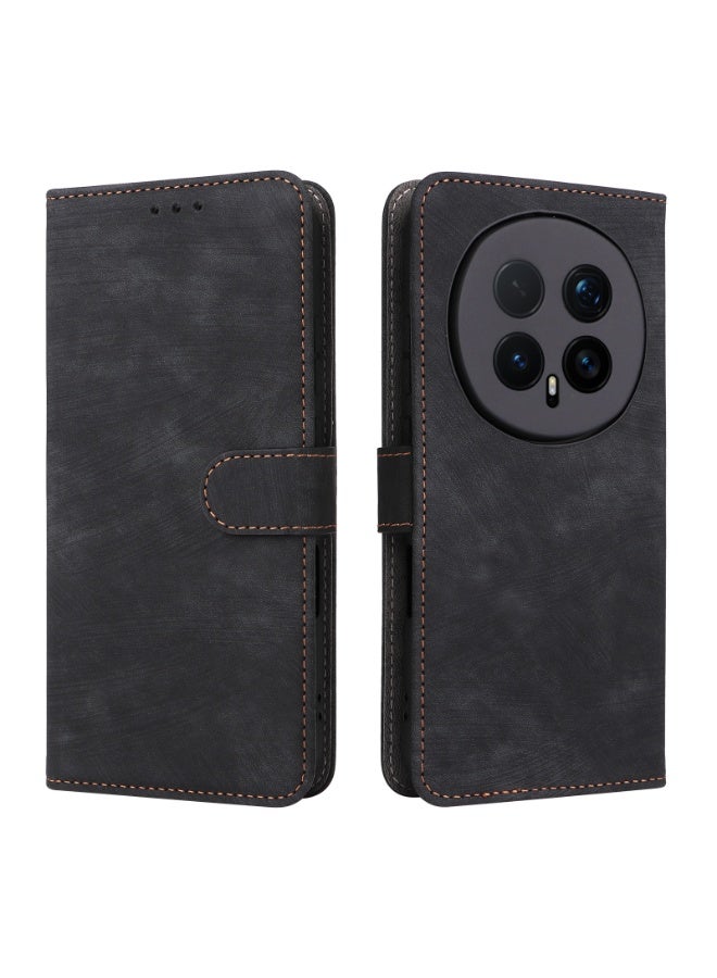 For Honor Magic 8 Pro Flip Case, with Detachable Lanyard - RFID Blocking, PU Leather Folio Cover Full Body Shockproof Protection & Card Slots Wallet Case - Image 3