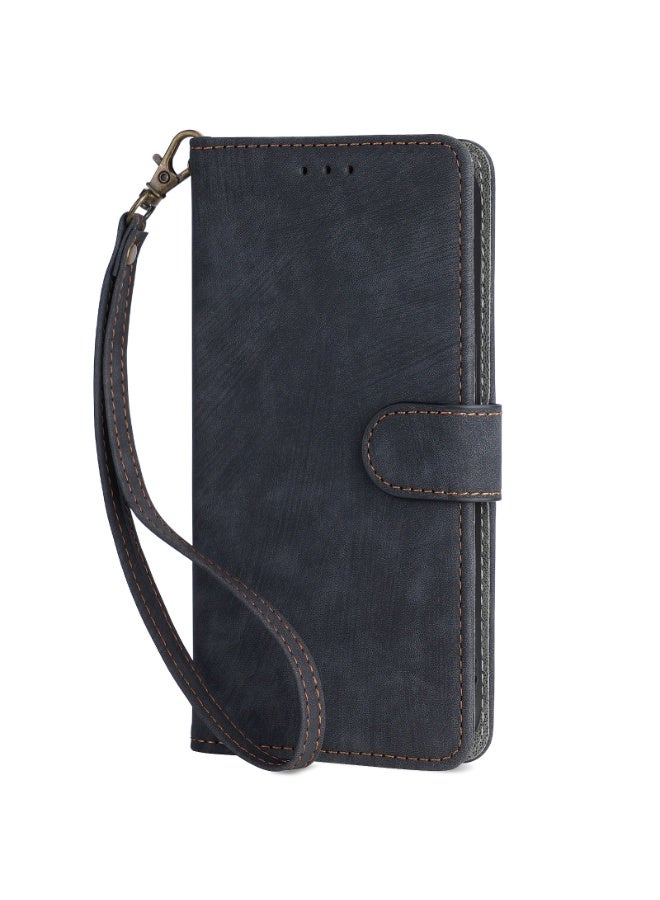 For Honor Magic 8 Pro Flip Case, with Detachable Lanyard - RFID Blocking, PU Leather Folio Cover Full Body Shockproof Protection & Card Slots Wallet Case - Image 4