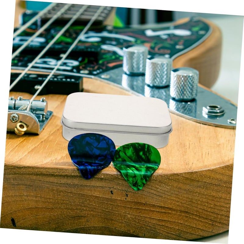 Box for Guitar Guitar Pick Organizer Plectrum Case Pick Container Metal Design - Image 5