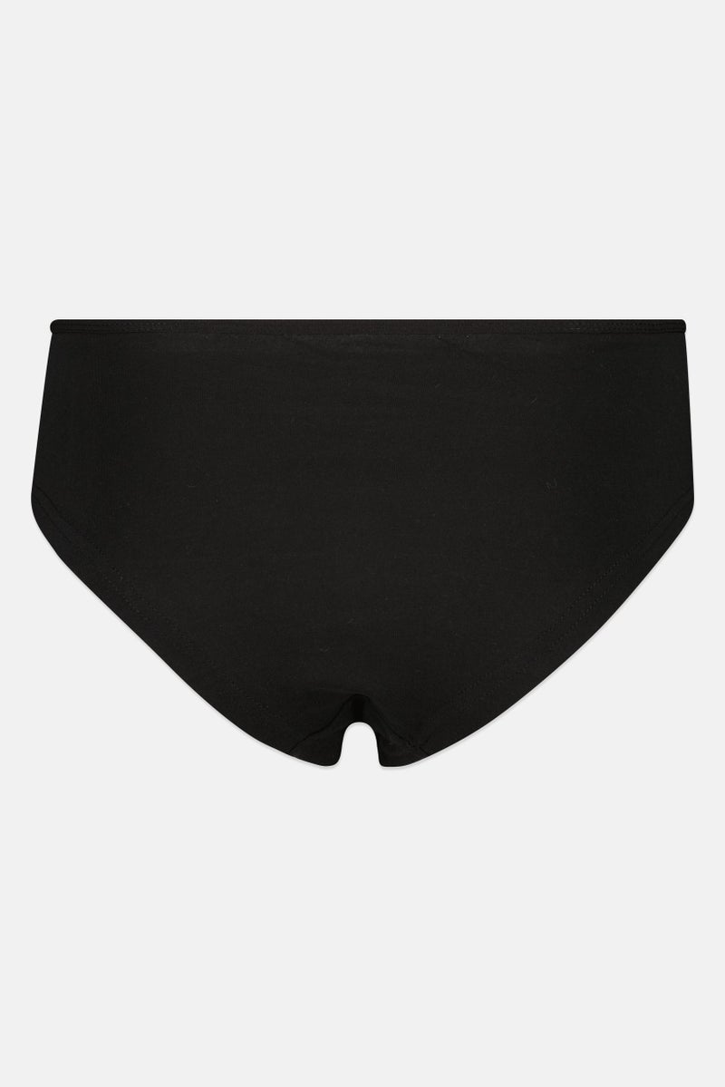 bebe Women 3 Pieces Brand Logo Low Rise Panties, Multicolor - Image 5