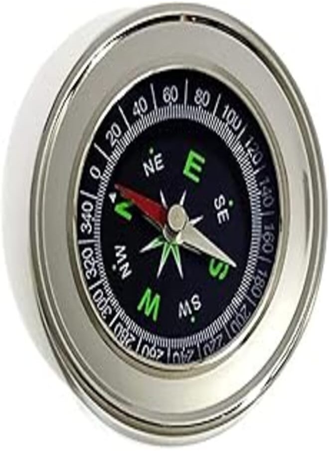 Compass Portable Compass Stainless Steel Outdoor Navigation Tool for Camping Hiking Tourist [ OD-CP001-01] 