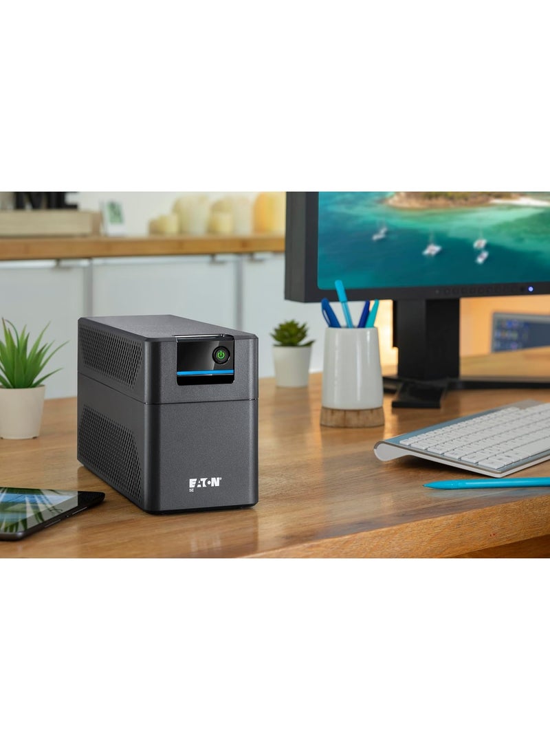 Eaton UPS 5E Gen2 1600 USB IEC - Interactive UPS - 5E1600UI - 1600VA (6 sockets IEC-C13, Shutdown) - Image 1
