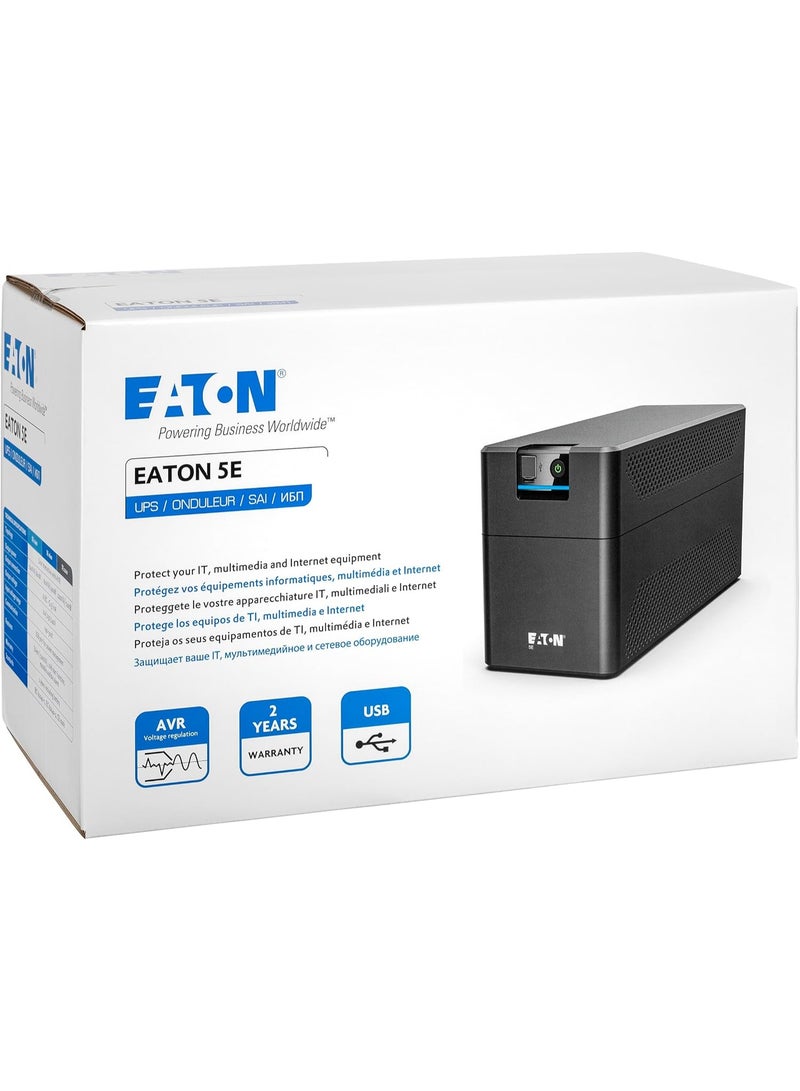 Eaton UPS 5E Gen2 1600 USB IEC - Interactive UPS - 5E1600UI - 1600VA (6 sockets IEC-C13, Shutdown) - Image 2