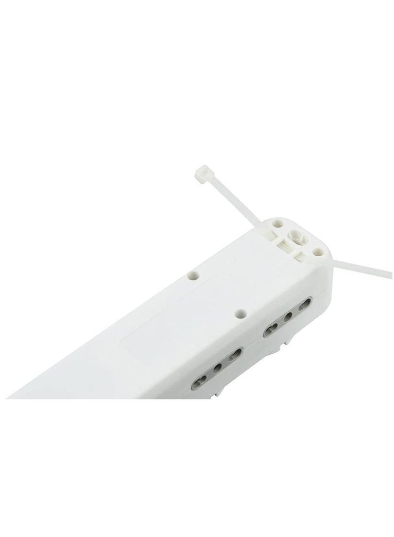 باور لوك اي لوك مشترك 9 مخرج بمفتاح 16 امبير أبيض - Image 3