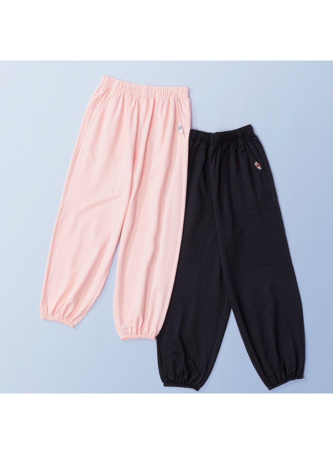 Annil kids' Summer Cool Comfort Loose-fit Casual Long Pants For Boys & Girls - Image 4