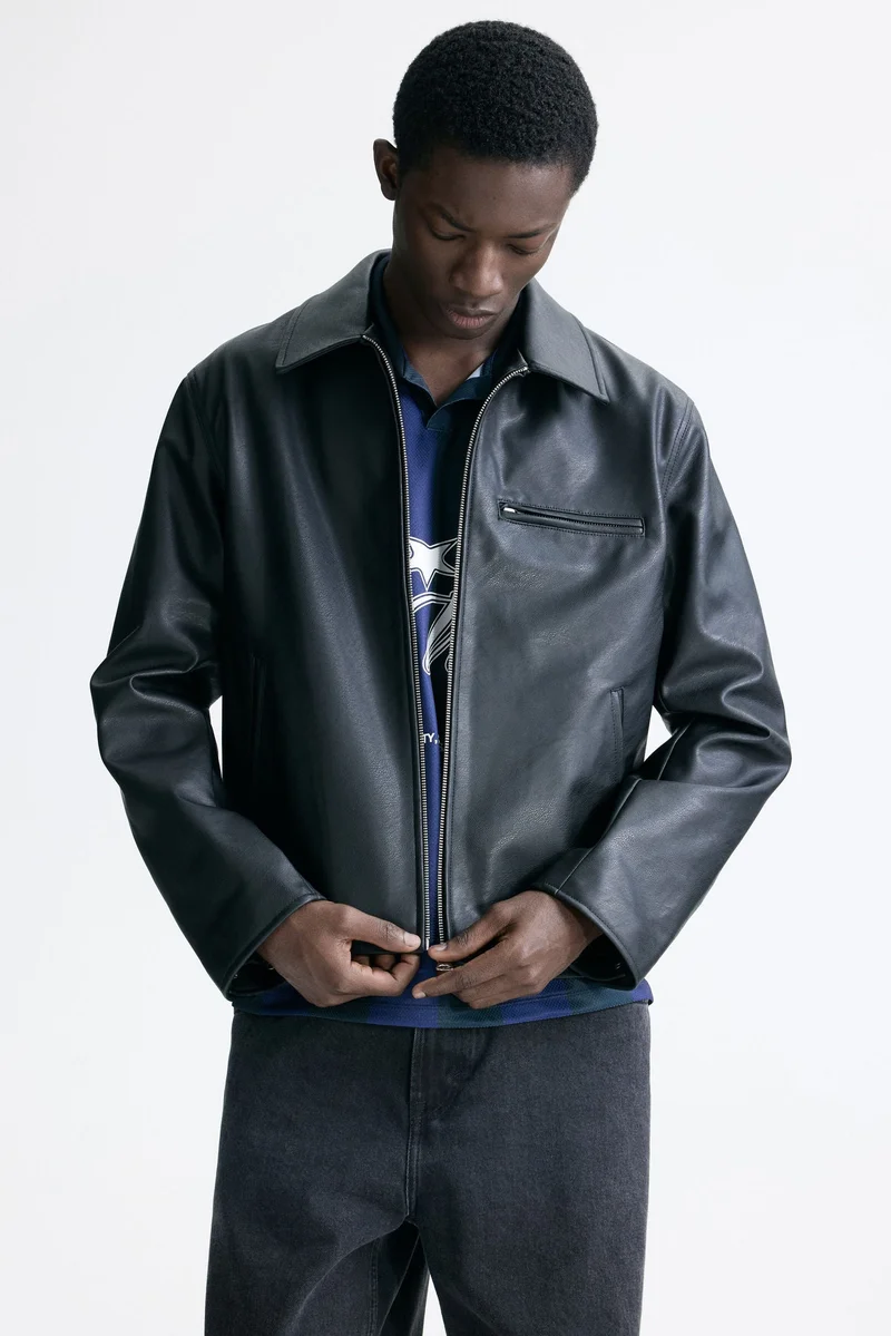 H&M Coated jacket