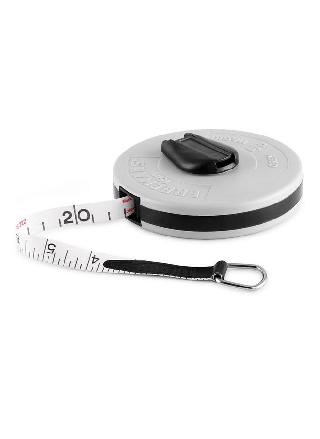 FREEMANS FREEMANS FM15 Grey Magic Fibreglass Measuring Tape - 15m/50ft With Unbreakable ABS Case || Durable Winding Mechanism Handle and Steel End Hook || Grey Color  - Image 4