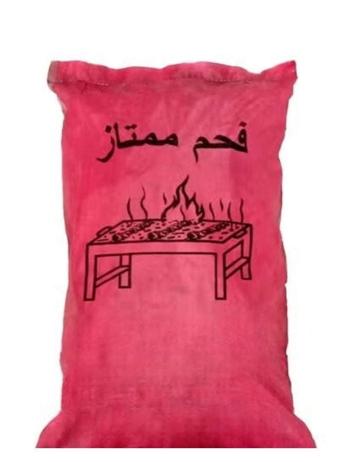 فحم خشبي طبيعي للشواء، كيس فحم وزن 8 كجم للطهي والشواء والرحلات