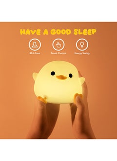 O Ozone Duck Night Light for Kids,Soft Silicone Cute Night Lamp for Kids Room,Touch Control Dimming,USB Rechargeable Portable Night Light  - Image 5