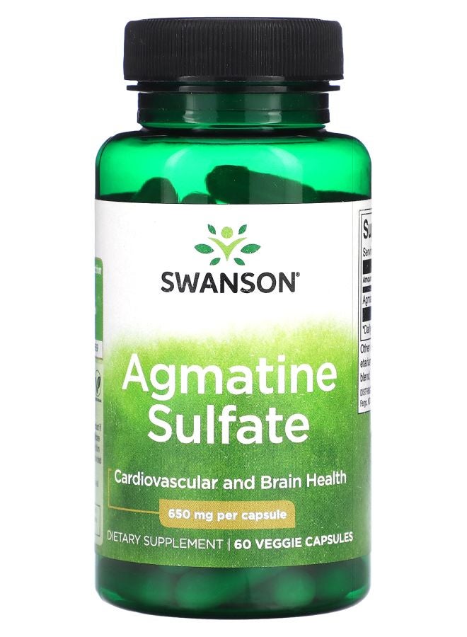 SWANSON أغمتين سلفات 650 ملغ 60 كبسولة نباتية