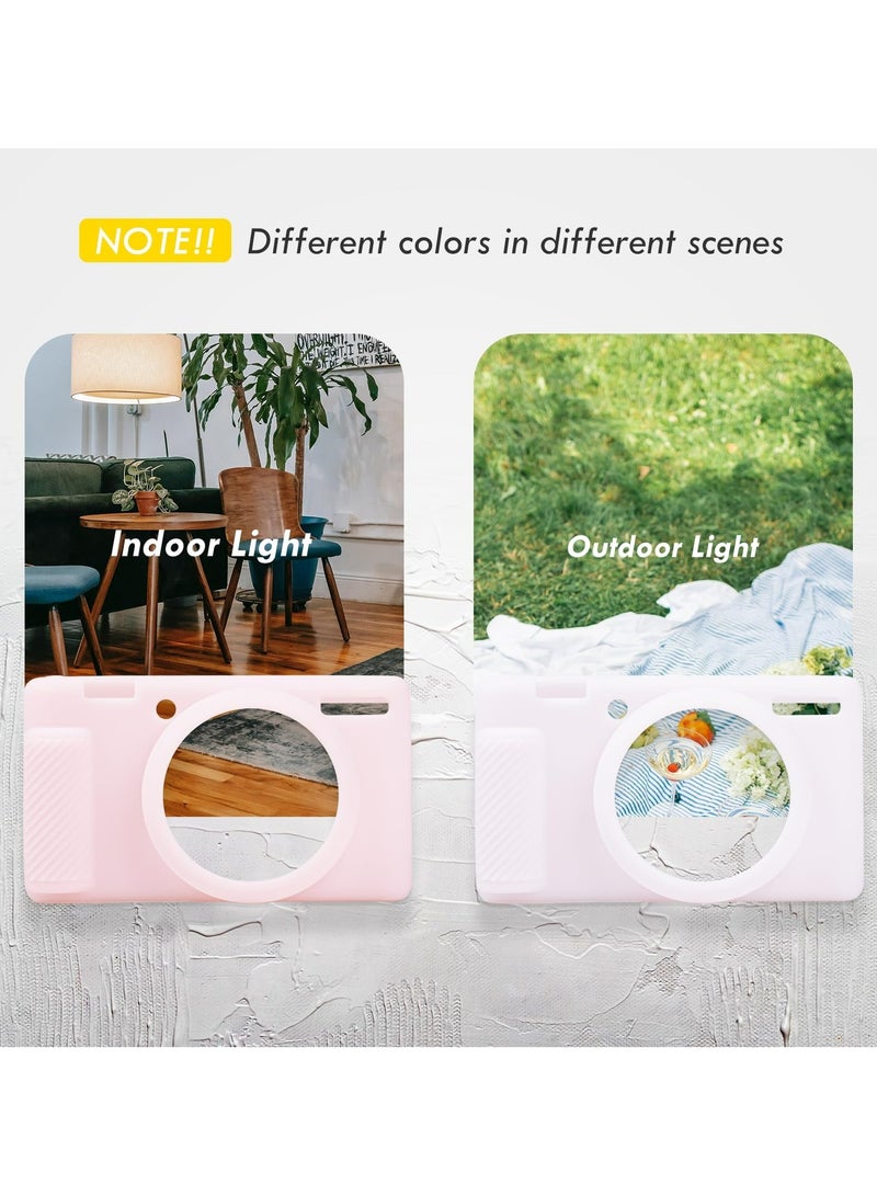 CMGTYYD Lightweight Soft Silicone Case for Sony ZV-1F, ZV-1M2 and ZV-1 Mark II Vlog Cameras, Durable Protection and Stylish Design  - Image 4