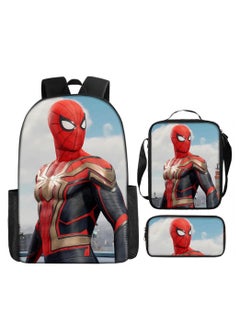 Spider-Man Spider-Man Student Backpack Three-Piece Set 29*16*42cm 