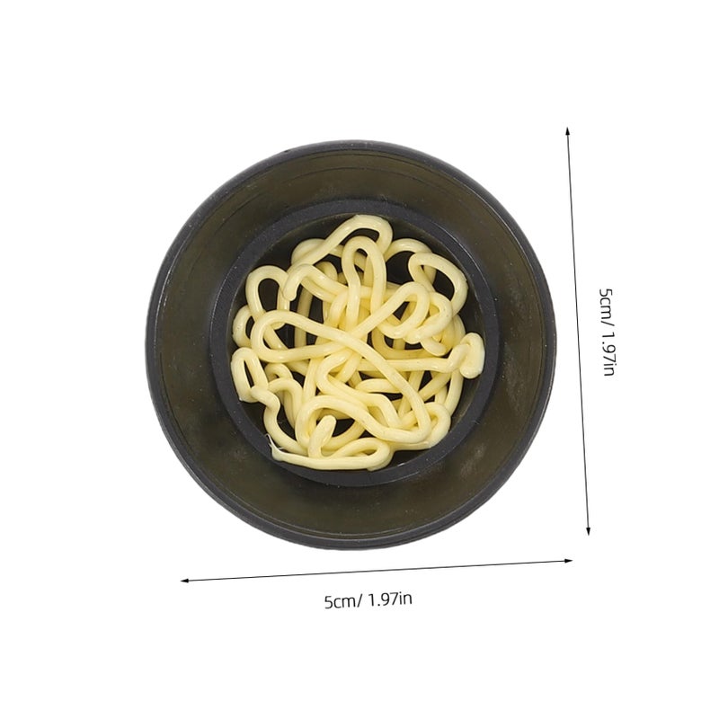 15Pcs Realistic Miniature Ramen Noodle Bowl Set For Dollhouse Kitchen Play - Image 3