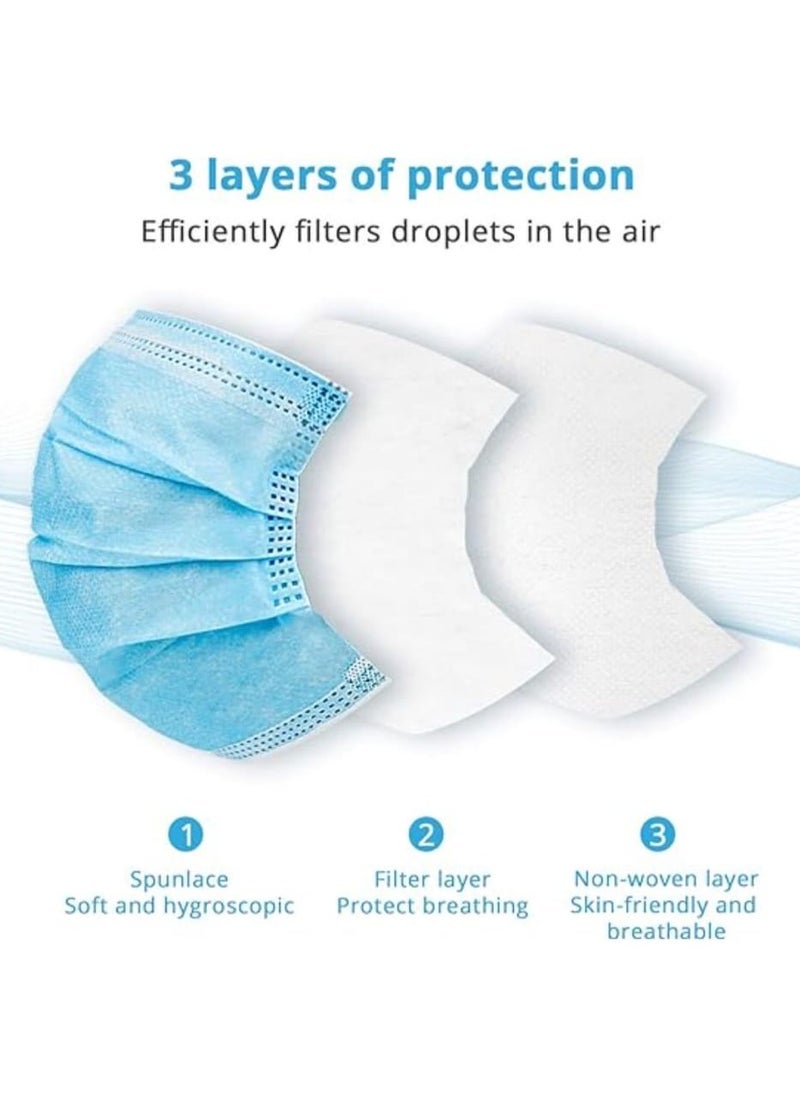 Kinmed Kinmed Blue 3-Ply Medical Masks, Box of 50 Pieces  - Image 4