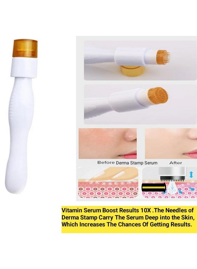 Myora 1.5mm Derma Stamp With Titanium Needles | Suitable for Anti-aging | Open Pores | Acne Scars | Hair & Beard Growth | Skin Care | Women and Men - Image 4