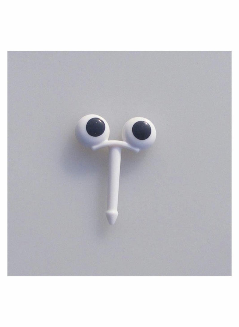 Y&D 60 Pcs Kids Bento Box Food Picks Mini Cartoon Eye Plastic Fruit Toothpicks Lunch Boxes Sandwich Appetizer Dessert  - Image 5