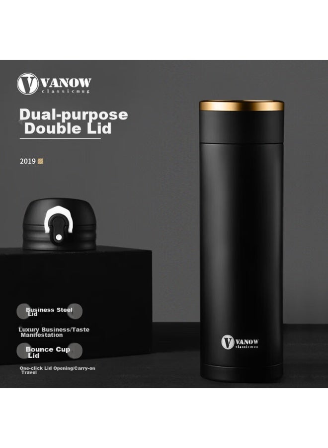 Vanow Insulated Mug For Men And Women, 316 Stainless Steel Portable Water Cup, Custom Gift Box, Tea Infuser Cup, Doctor's Day Gift - Image 2
