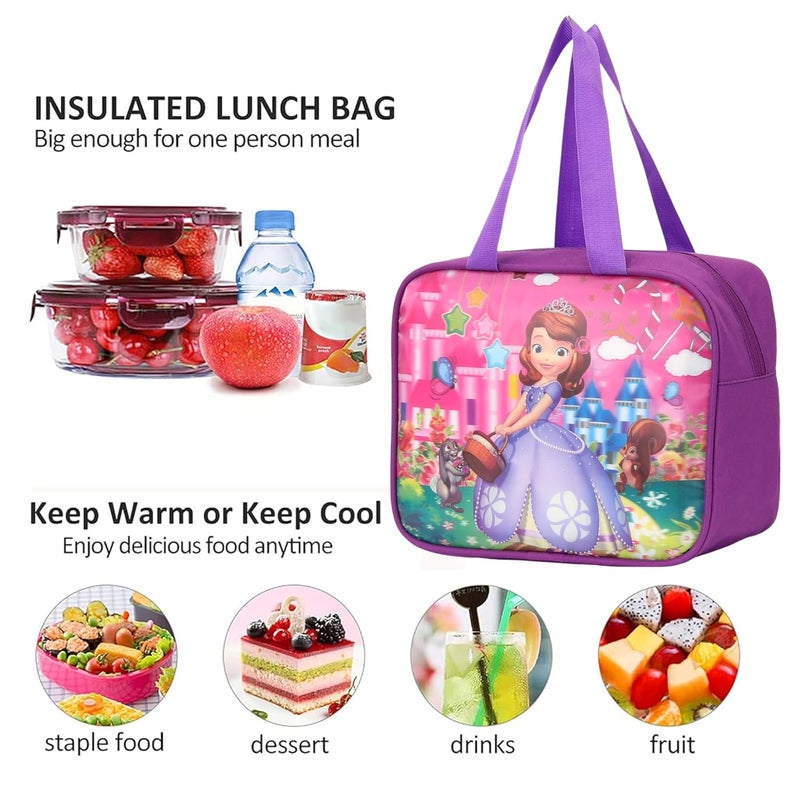 SPEND Kids School Lunch Bag | Insulated Lunch Tote for Boys & Girls | Durable, Lightweight & Easy-to-Carry Lunch Bag for School, Picnics, and Travel - Image 4