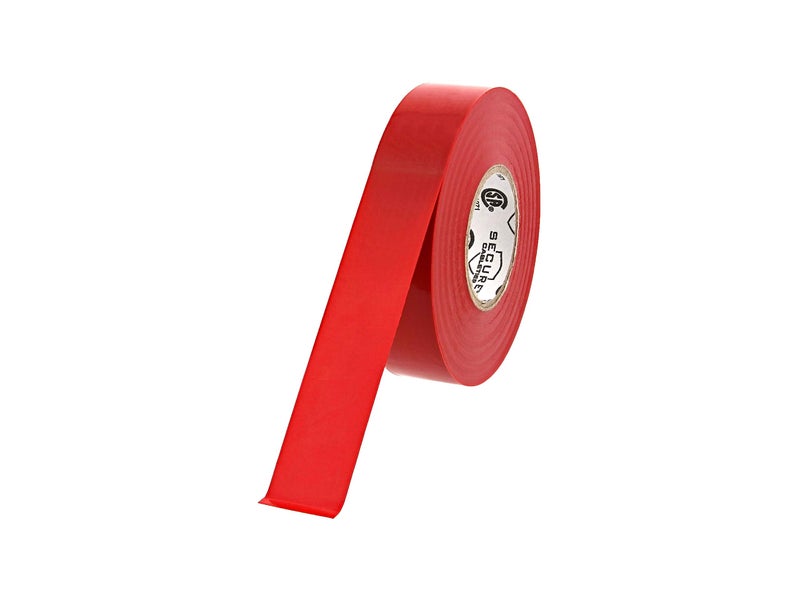 SECURE CABLETIES Red Electrical Tape 3/4 Inch x 66 Feet (5 Pack) - Image 1