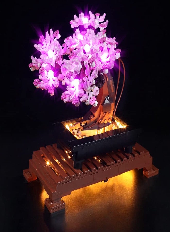 VONADO LED Light Kit Compatible with Lego Bonsai Tree 10281 Creative Lighting Set Accessories Compatible with Lego 10281 Bonsai Tree Building Set (Lights Only, No Models) - Image 1