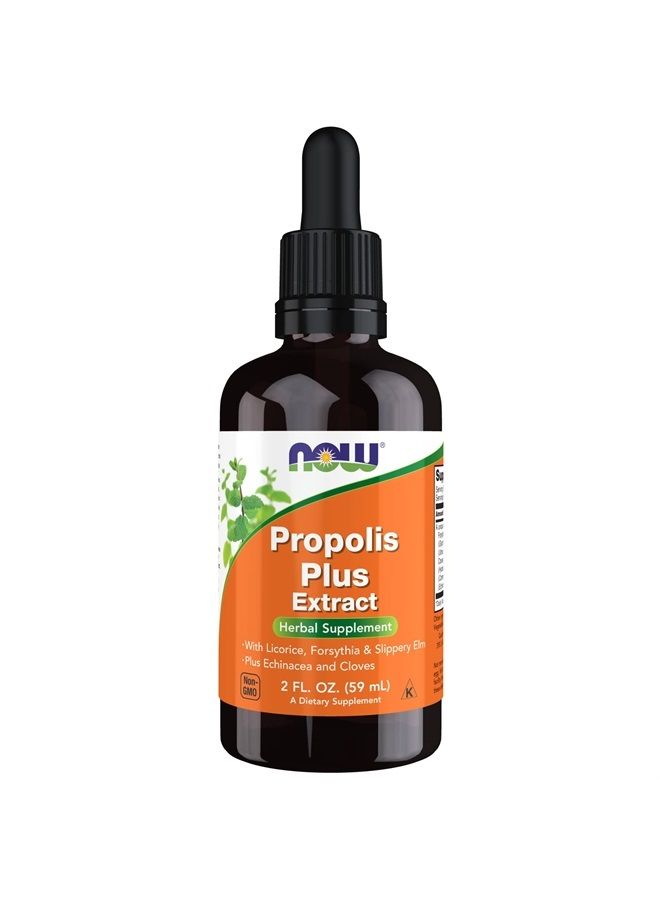 now Supplements, Propolis Plus Extract Liquid with Dropper, Herbal Supplement, 2-Ounce - Image 1