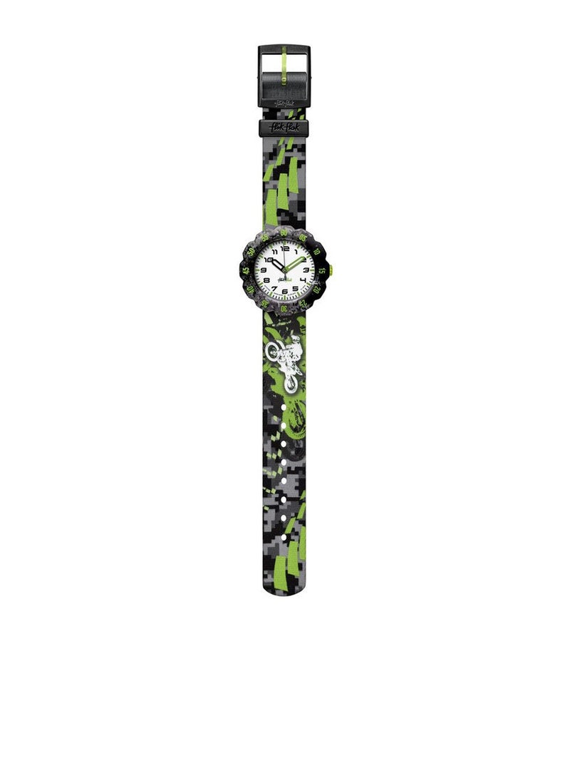 Flik Flak Kids Unisex Camcross Quartz Movement Water Resistant Wrist Watch - 34 Mm - Image 2
