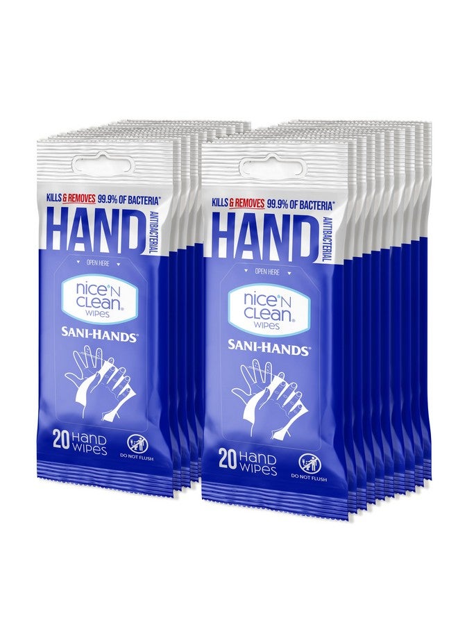 نايس آند كلين مناديل مبللة لليدين من نايس آند كلين للبشرة الحساسة، غنية بالألوفيرا وفيتامين إي، لون أزرق، 400 منديل - Image 1