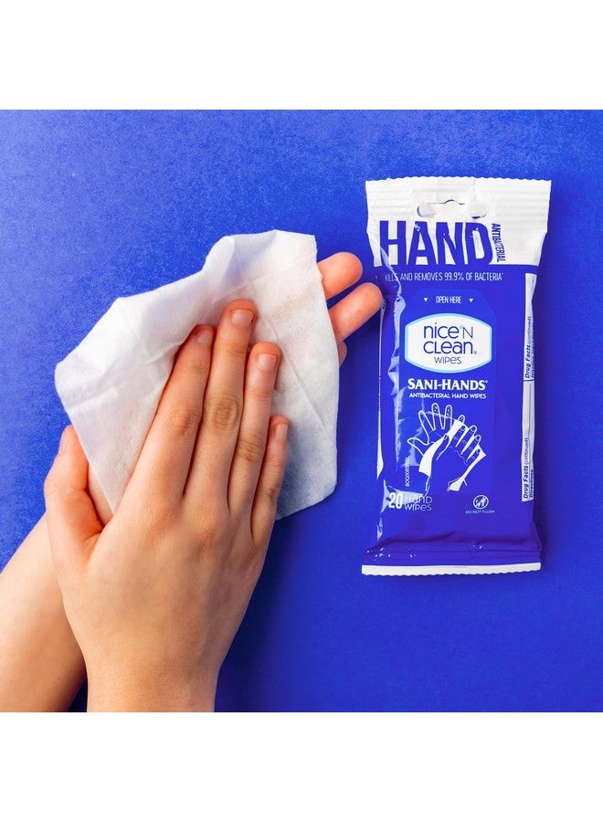 نايس آند كلين مناديل مبللة لليدين من نايس آند كلين للبشرة الحساسة، غنية بالألوفيرا وفيتامين إي، لون أزرق، 400 منديل - Image 4