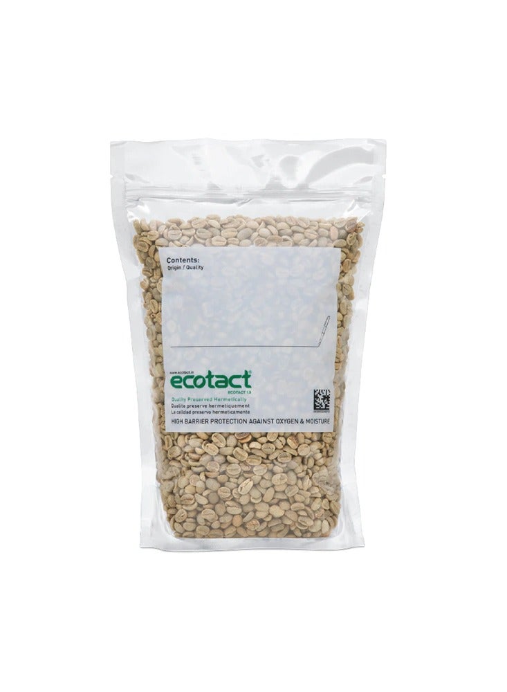 Ecotact 1.0 Multilayered Hermetic Sampler Bag With Zipper Closure, For Sampling of Green Coffee Beans 1 kg, Pack of 50 pcs  - Image 1