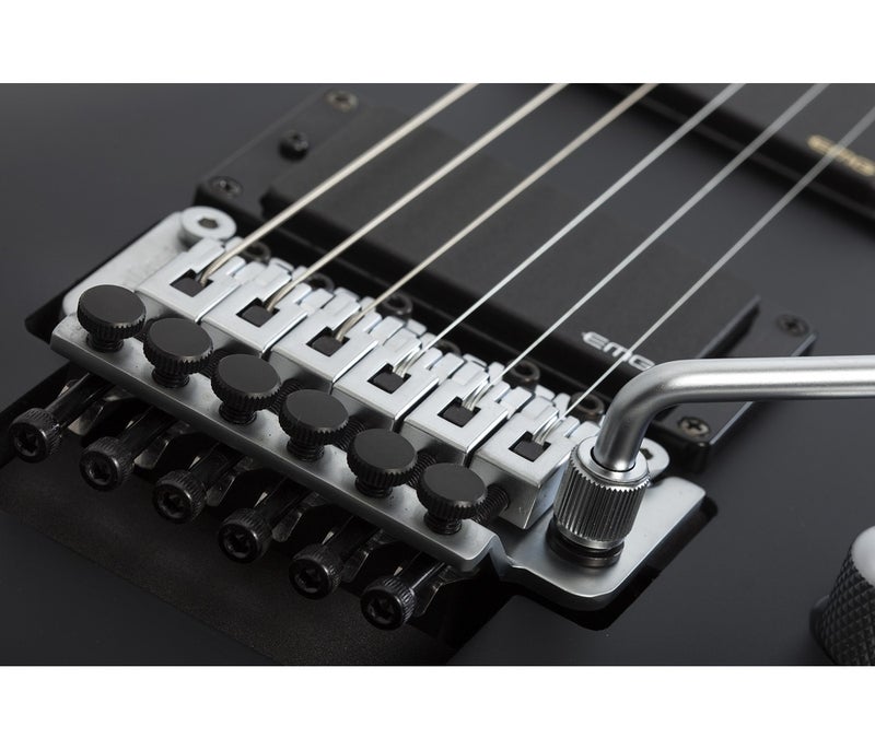 Schecter جيتار كهربائي شيكتر 1183 دامين بلاتينوم-6 FR - أسود ساتيني (SBK) - Image 3