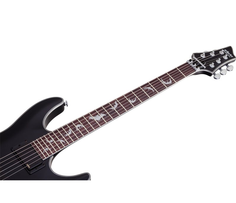 Schecter جيتار كهربائي شيكتر 1183 دامين بلاتينوم-6 FR - أسود ساتيني (SBK) - Image 5