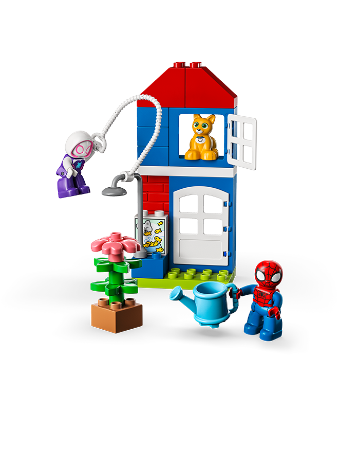 LEGO Duplo Marvel Spider-Man’S House 10995 Building Toy Set; Recreates Scenes From The Disney+ Tv Show Spidey And His Amazing Friends; Inspires Imaginative Play For Toddlers Aged 2+; (25 Pieces)