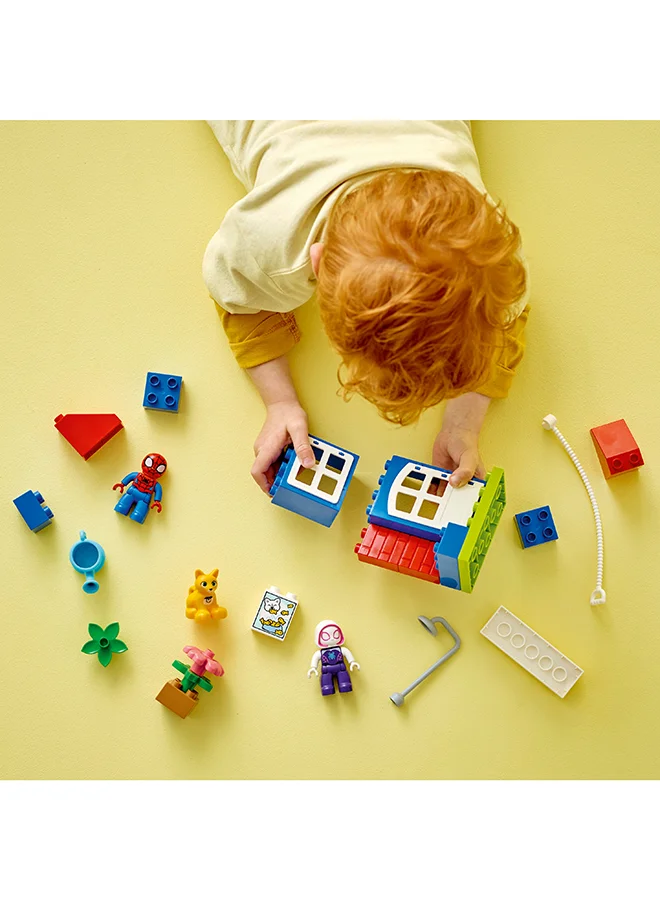 LEGO Duplo Marvel Spider-Man’S House 10995 Building Toy Set; Recreates Scenes From The Disney+ Tv Show Spidey And His Amazing Friends; Inspires Imaginative Play For Toddlers Aged 2+; (25 Pieces)