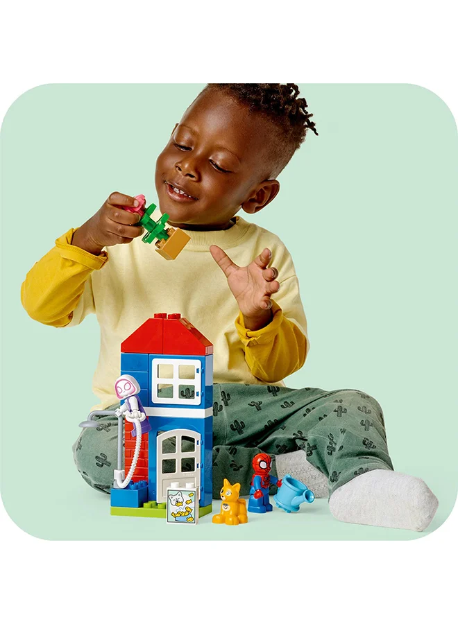 LEGO Duplo Marvel Spider-Man’S House 10995 Building Toy Set; Recreates Scenes From The Disney+ Tv Show Spidey And His Amazing Friends; Inspires Imaginative Play For Toddlers Aged 2+; (25 Pieces)