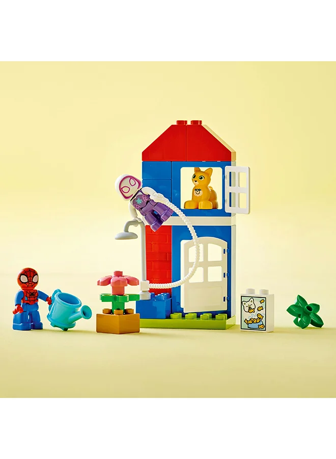 LEGO Duplo Marvel Spider-Man’S House 10995 Building Toy Set; Recreates Scenes From The Disney+ Tv Show Spidey And His Amazing Friends; Inspires Imaginative Play For Toddlers Aged 2+; (25 Pieces)