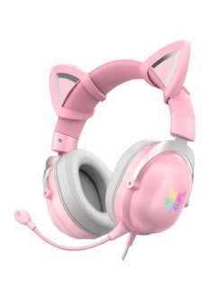 onikuma Gaming Headset With Mic Lightweight Headphones Rgb Aluminum Frame Noise Reduction Surround Sound Compatible PS4 PS5 Xbox One PC Mobile Phone  - Image 1