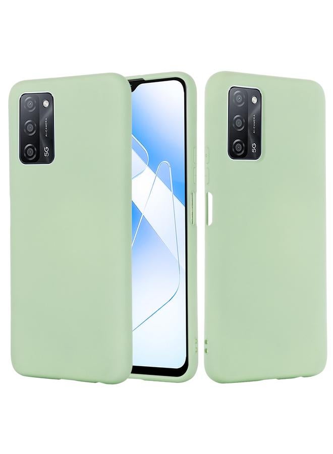 S-TOP Case For OPPO A55 5G / A54 4G Pure Color Liquid Silicone Shockproof Full Coverage Case - Image 2