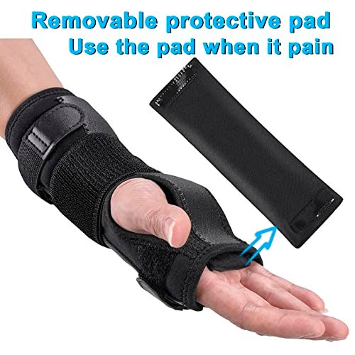 PKSTONE Wrist Splint for Carpal-Tunnel Syndrome, Adjustable Compression Wrist Brace for Right and Left Hand, Pain Relief for Arthritis, Tendonitis, Sprains - Image 2