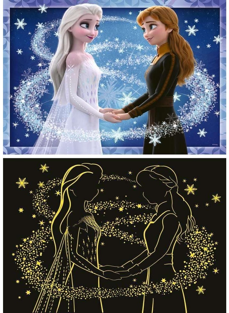 Ravensburger Disney Frozen 2 Enchanting Sisters 200 Piece XXL Jigsaw Puzzle – Extra Large Pieces Kids Puzzle, Softclick Precision Fit, Frozen Artwork, Fun Learning Activity for Children Ages 8+ | 12952-2 - Image 1