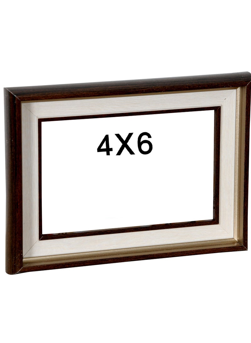 Brown photo frames (4x6) 6 pieces