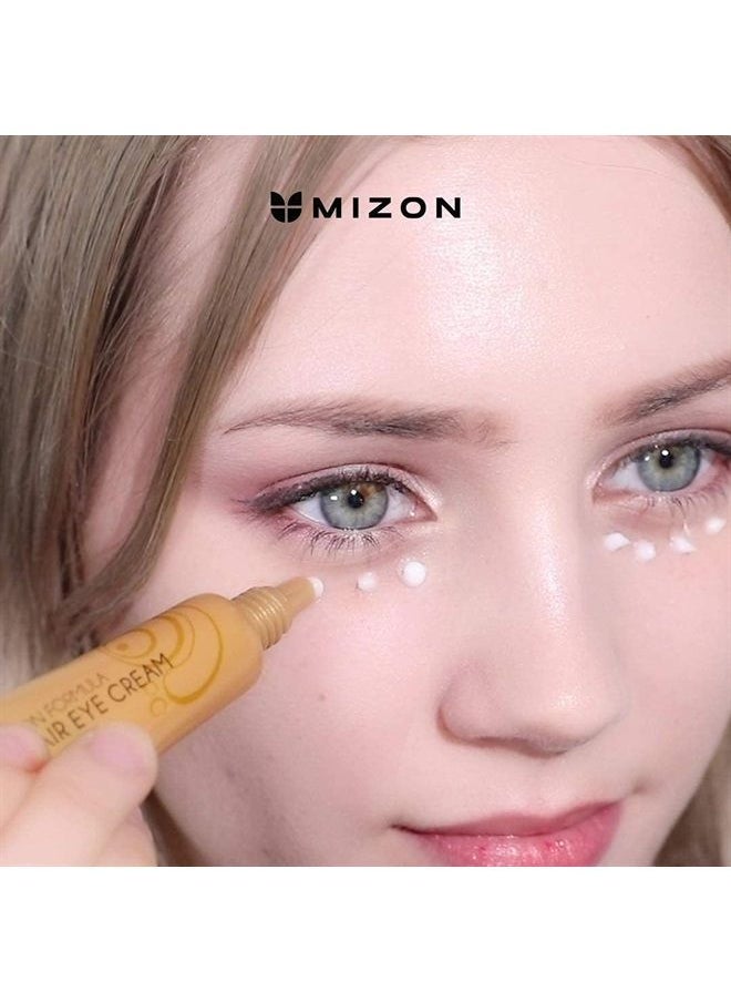 MIZON - Snail Line Snail Repair Eye Cream, natural treatment, wrinkle treatment, fine line, hydrating, healthy skin, Korean skincare 15ml (Tube, 0.50 fl.oz.) - Image 1