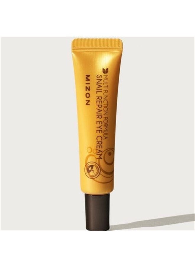 MIZON - Snail Line Snail Repair Eye Cream, natural treatment, wrinkle treatment, fine line, hydrating, healthy skin, Korean skincare 15ml (Tube, 0.50 fl.oz.) - Image 1