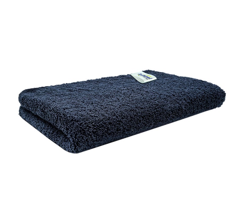 SOFTSPUN Microfiber High Loop Gym&Sports Towels for Men & Women 1pcs Black 380GSM 40X60 cms Fast Drying Super Absorbent Lightweight & UltraCompact Sweat Towels for Working Out Camping Travel. - Image 1