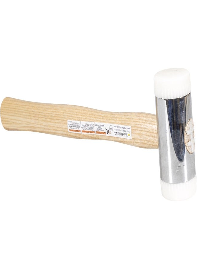 VAUGHAN Nylon Face Hammer, Chrome Plated Zinc Alloy Head, 2 Lbs, NT175, VN58414 - Image 3