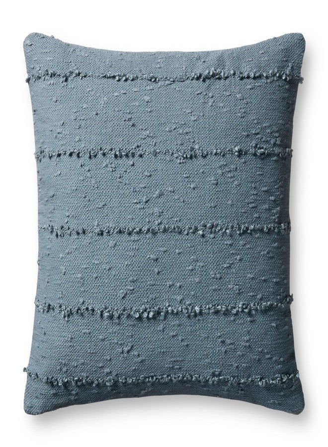 Loloi II Collection PLL0191 Blue 26'' x 26'' Cover Only Pillow - Image 1