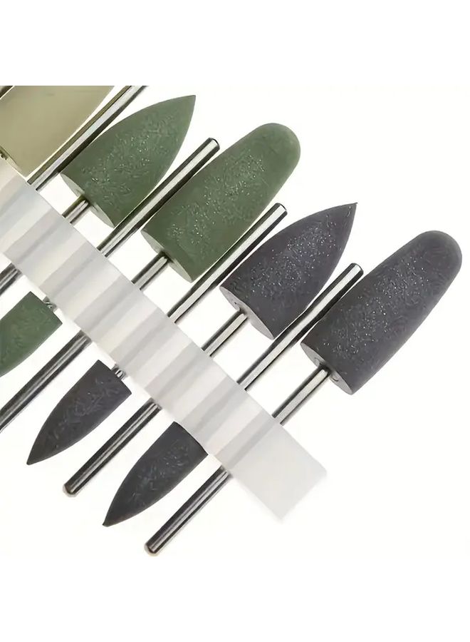 12pcs HP0412 Silicone Polishing Set With 2.35mm Shank Resin Base Grinding Head Kit For Jewelry Makers And DIY Enthusiasts Surface Polishing And Finishing Tools - Image 5